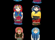 Matryoshka Doll Leggings